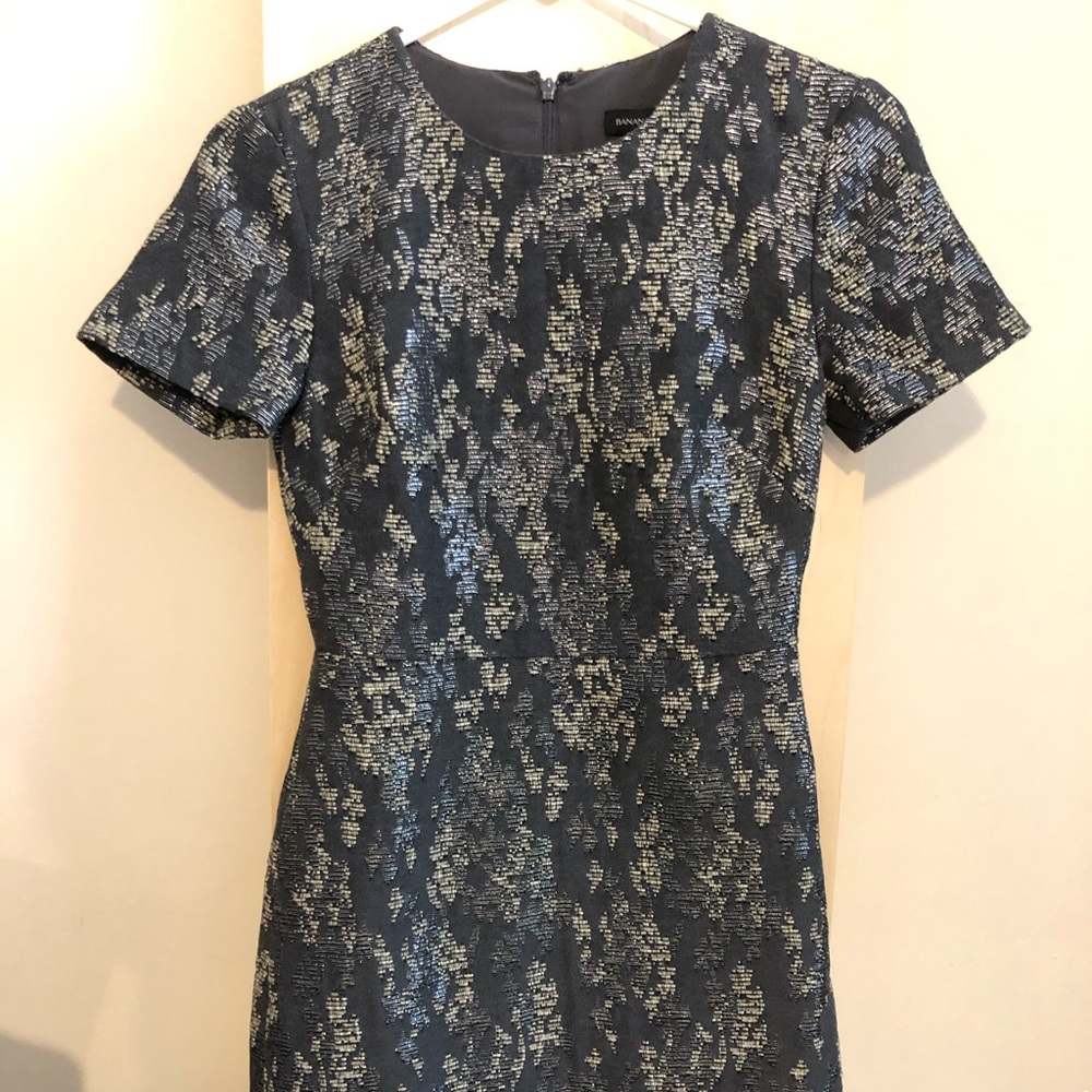 Banana Republic Brocade Shift Dress